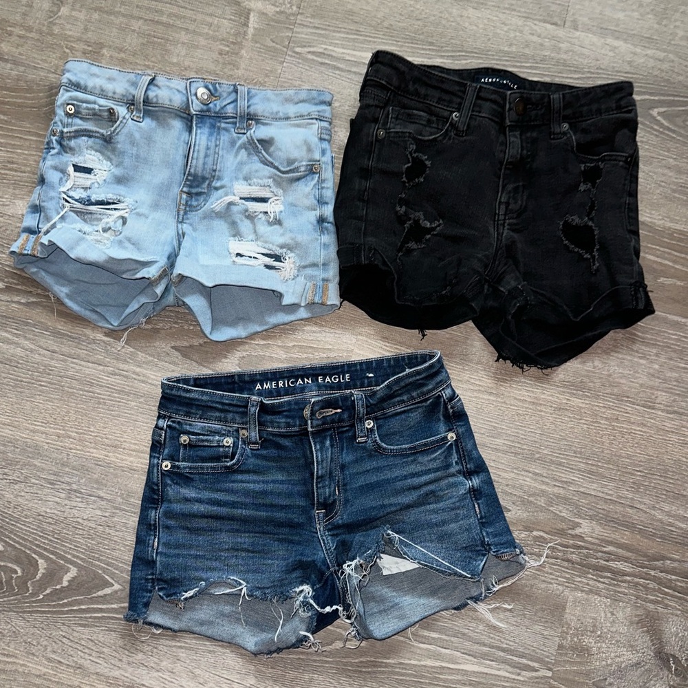 Aeropostale/American Eagle Shorts Bundle size 0